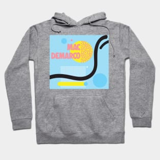 Mac DemARcO 80s Styled Record Sleeve Aesthetic Design Hoodie